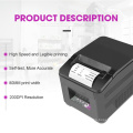 80mm Thermal Receipt Printer with Auto-Cutter USB Interface for All POS System